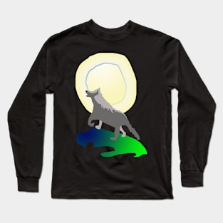 Wolf Moon Long Sleeve T-Shirt